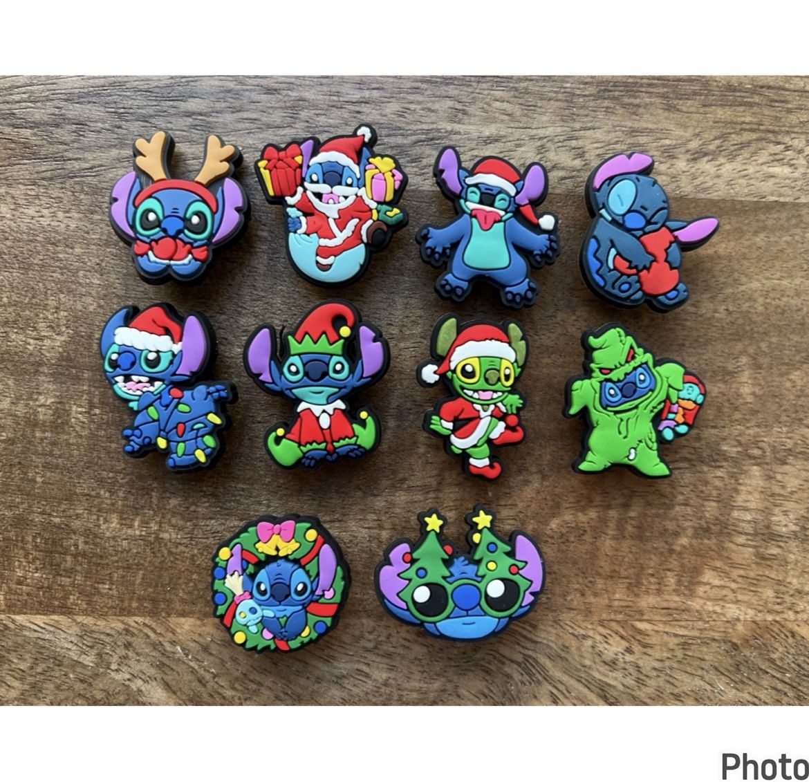 Stitch Christmas, Croc Charms Bundle