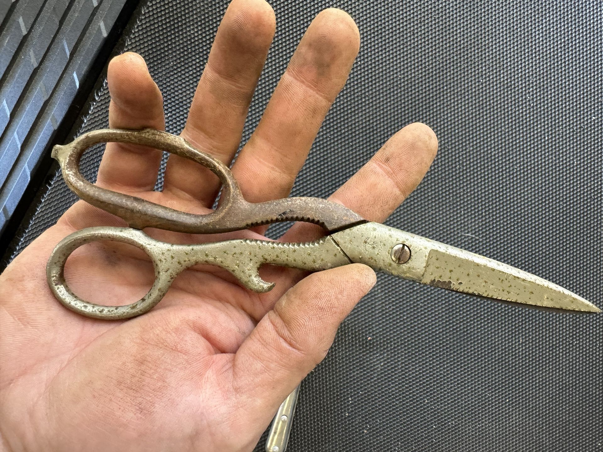 Vintage ALUMINUM Boker Tree Brand 8-1/2" Scissors