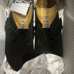 Black Boston Birkenstocks