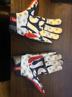 USA Themed Under Armor Receiver Gloves