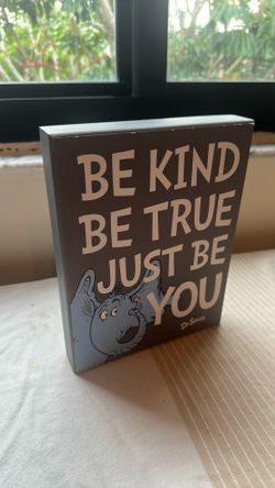 Dr. Seuss Be Kind Be True Just Be You Book