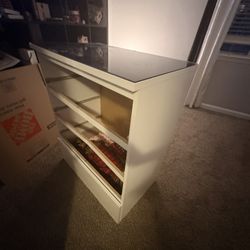 IKEA Glass Top Dresser