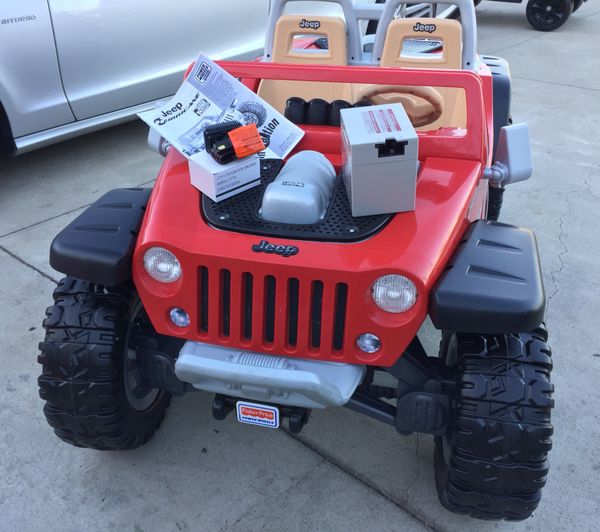 New Condition Red Jeep Hurricane Electric Kids Ride On Cars New Condition Red Jeep Hurricane Electric Kids Ride On Cars Wheels