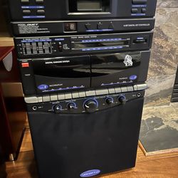 Vocopro Duet CD-G Karaoke System -Tape -Tuner