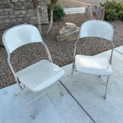 Heavy Metal Folding Chairs