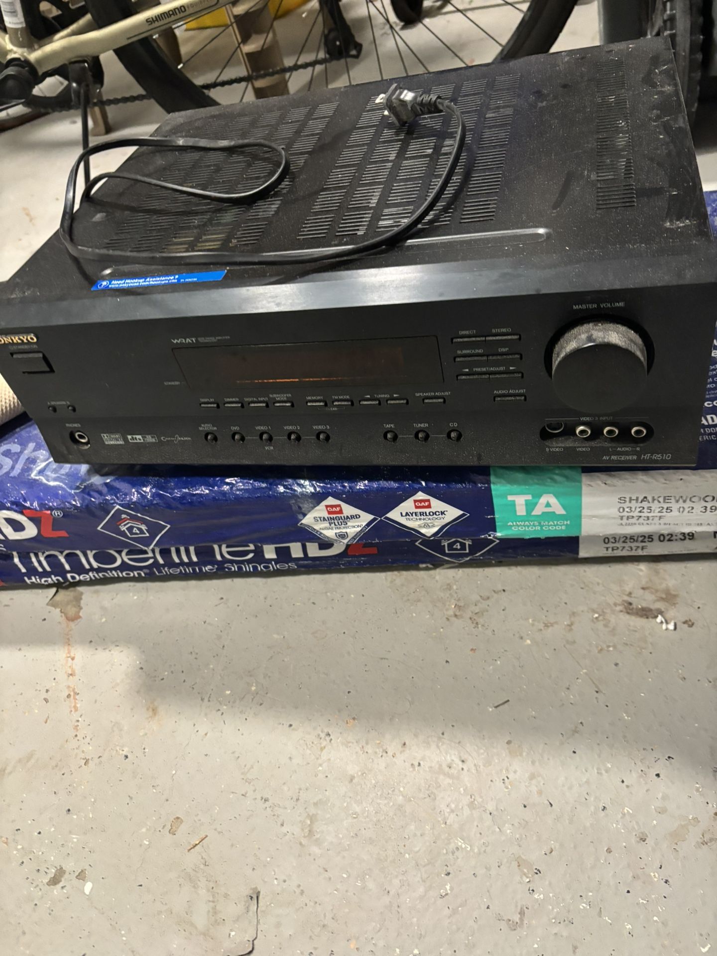 Onkyo HT-R510 Home Theater AV Receiver