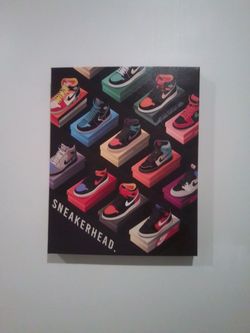 Sneakerhead Canvas Wall Art Print