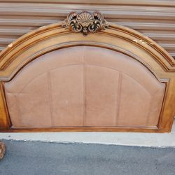 King size bed frame.