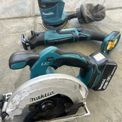 Makita Sander, Saw Saw, Cutting Saw In Excellent Conditions 