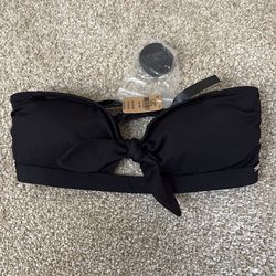 Victorias Secret black swim bikini top XS