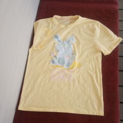 UNISEX BKYS LUCKY CHARM EMBROIDERED TEE (YELLOW & MULTI) Size Medium.