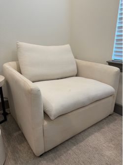 Comfortable neutral-color couch