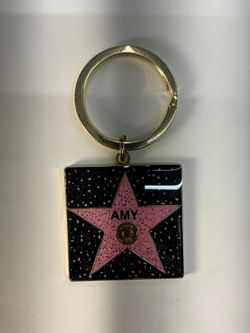 Amy Star keychain-Hollywood walk of fame edition