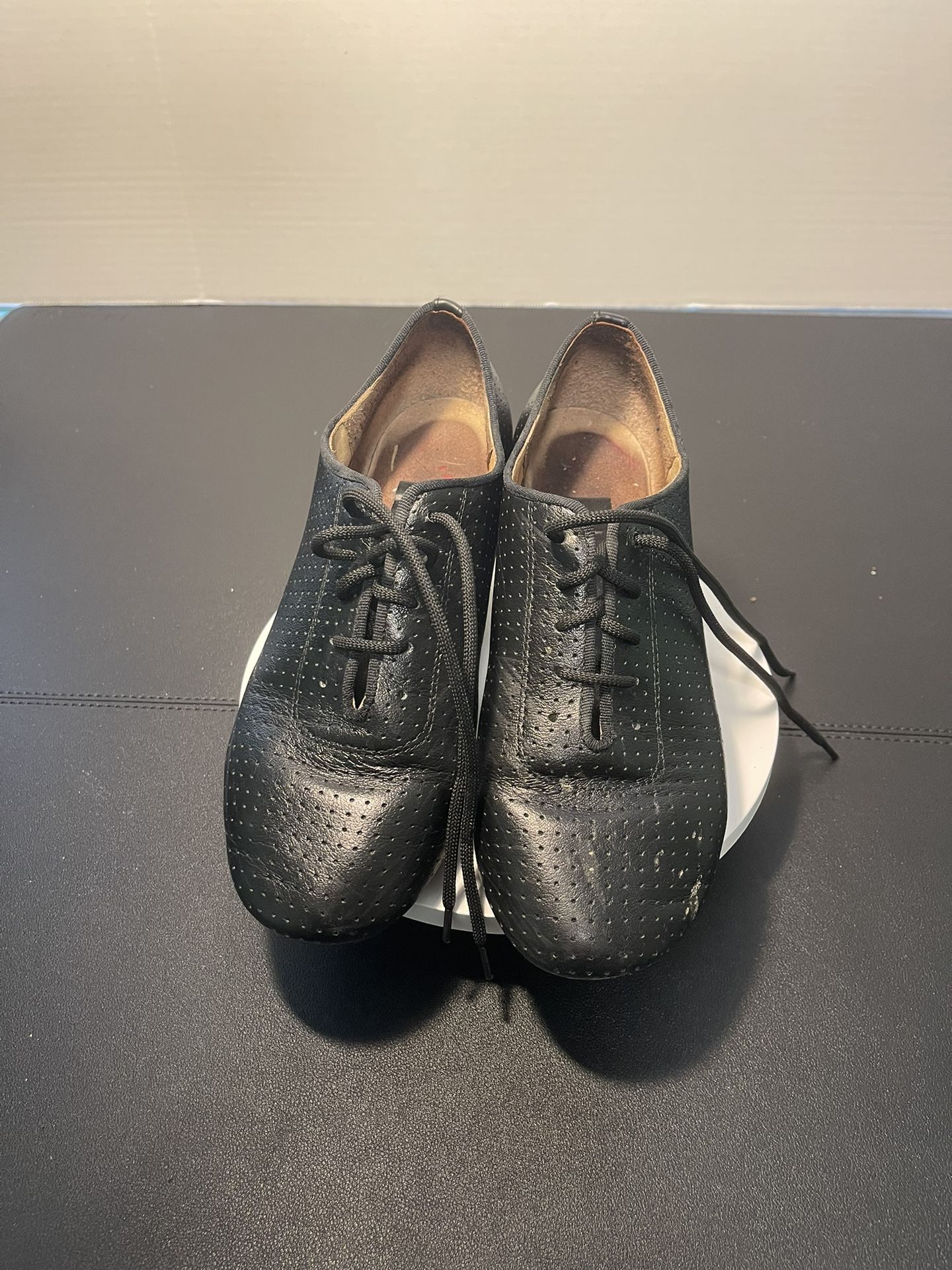 Aida Practice 121 Model Black Perforated Leather 2” in Heel Size 24