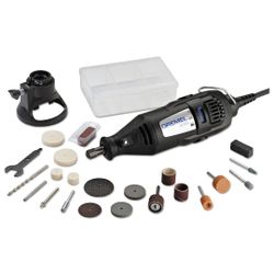 Dremel 200-1/21 Rotary Tool Kit, 21 Assorted Accessories, Case, Cutting Guide