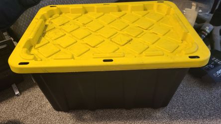 27 gallon tote bin