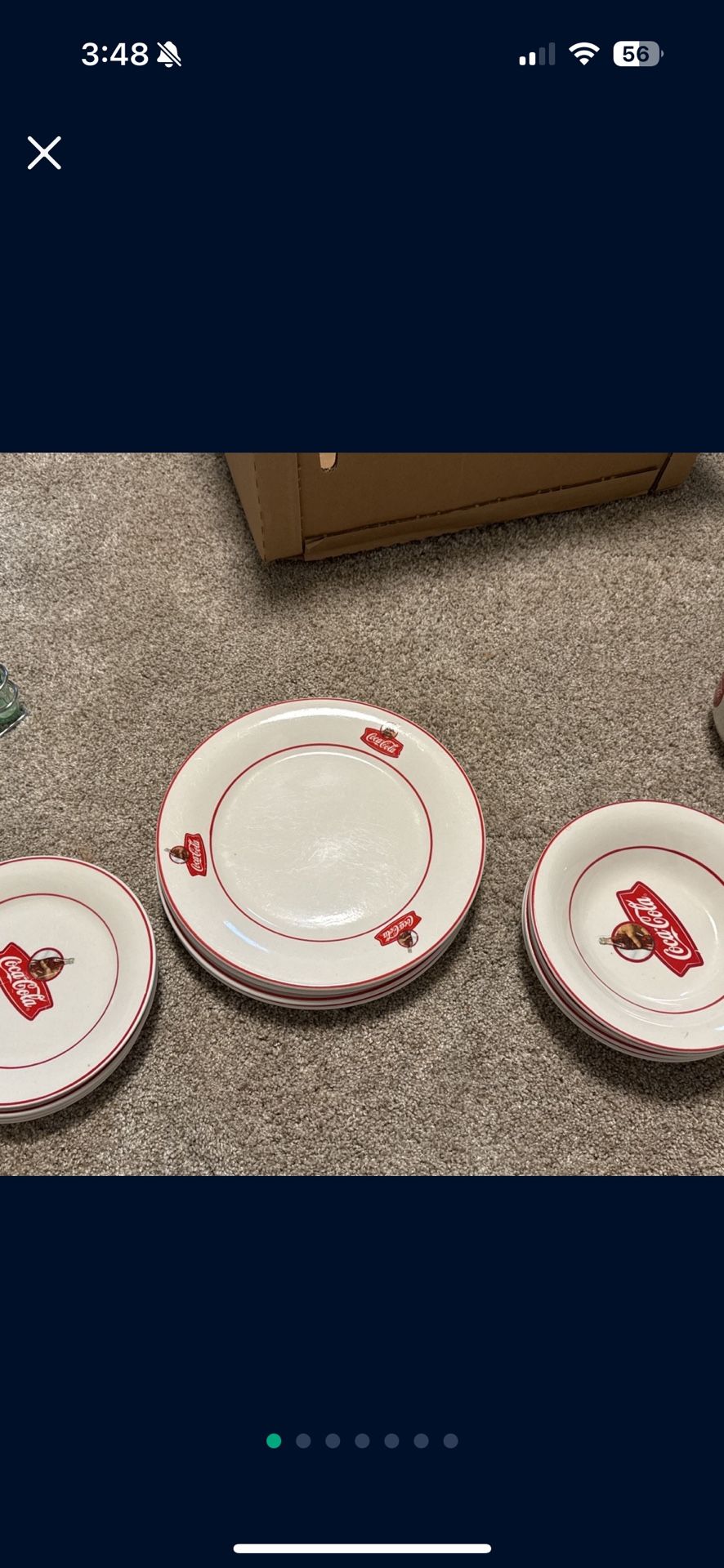 Coca Cola Dish Set