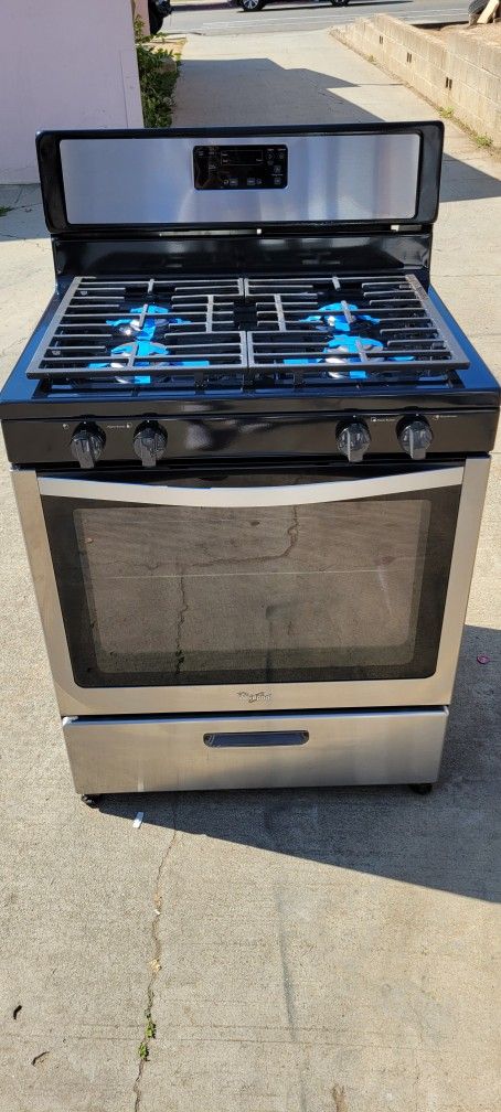 Stainless Steel Whirlpool Gas Stove
