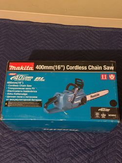 Makita 400mm (16") cordless chain saw