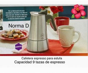 Cafetera espresso para estufa nueva en su caja 🌺 princess house 🌺