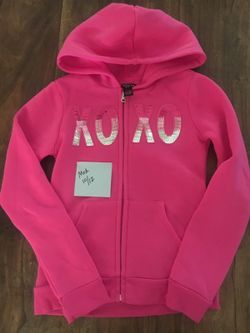 XOXO Ombre Hoodie Never Worn girls 10/12