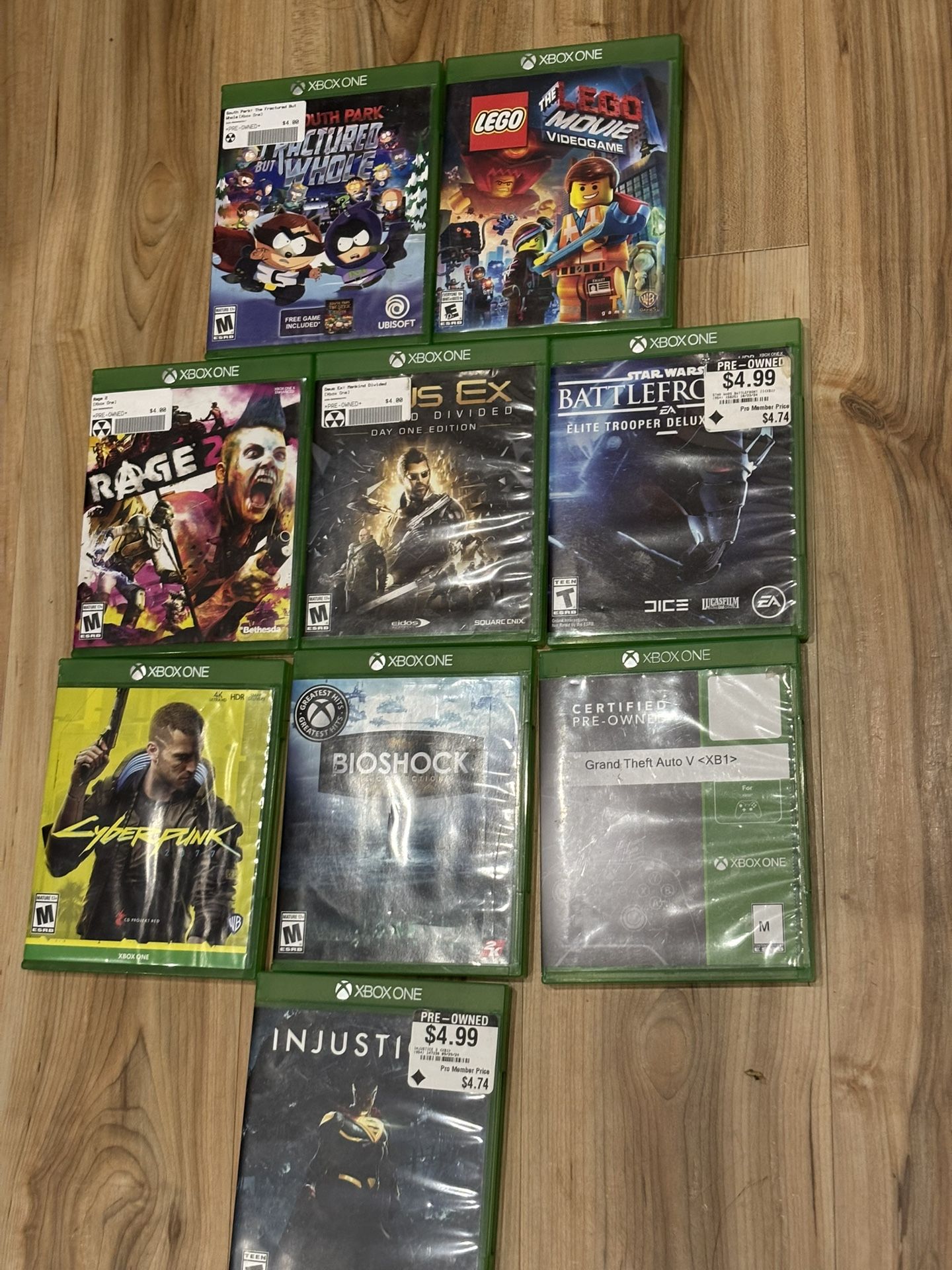 9 Xbox One Games Great Condition