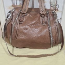 BOTKIER WOMEN'S BROWN LEATHER HANDBAG 