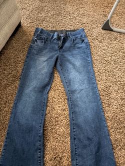 Cute Dark Washed Bootcut Jeans