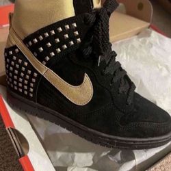 Nike Dunk High Wedged Sneakers Women Size 6.5