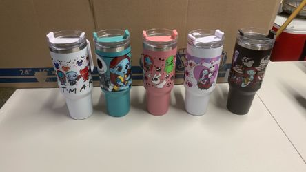 40oz Jack and Sally Stanley steel cups Jack and Sally Stanley steel cups