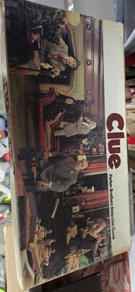 1972 Clue Board Game