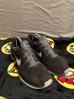 Nike Flyknit Lunar1 Black Gray White 2012 Size 10 Used 554887-310