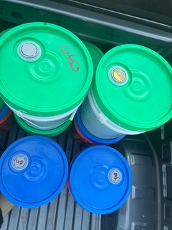5-Gallon soap with detergent bucket