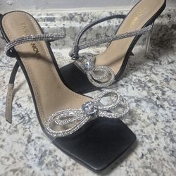 fashion nova tied together embellished heels