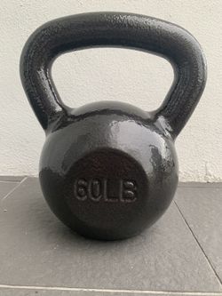 60 lbs kettle bell heavy weight