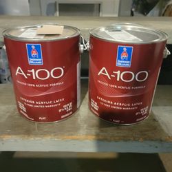 2 Gallons Of A-100 Exterior Flat 