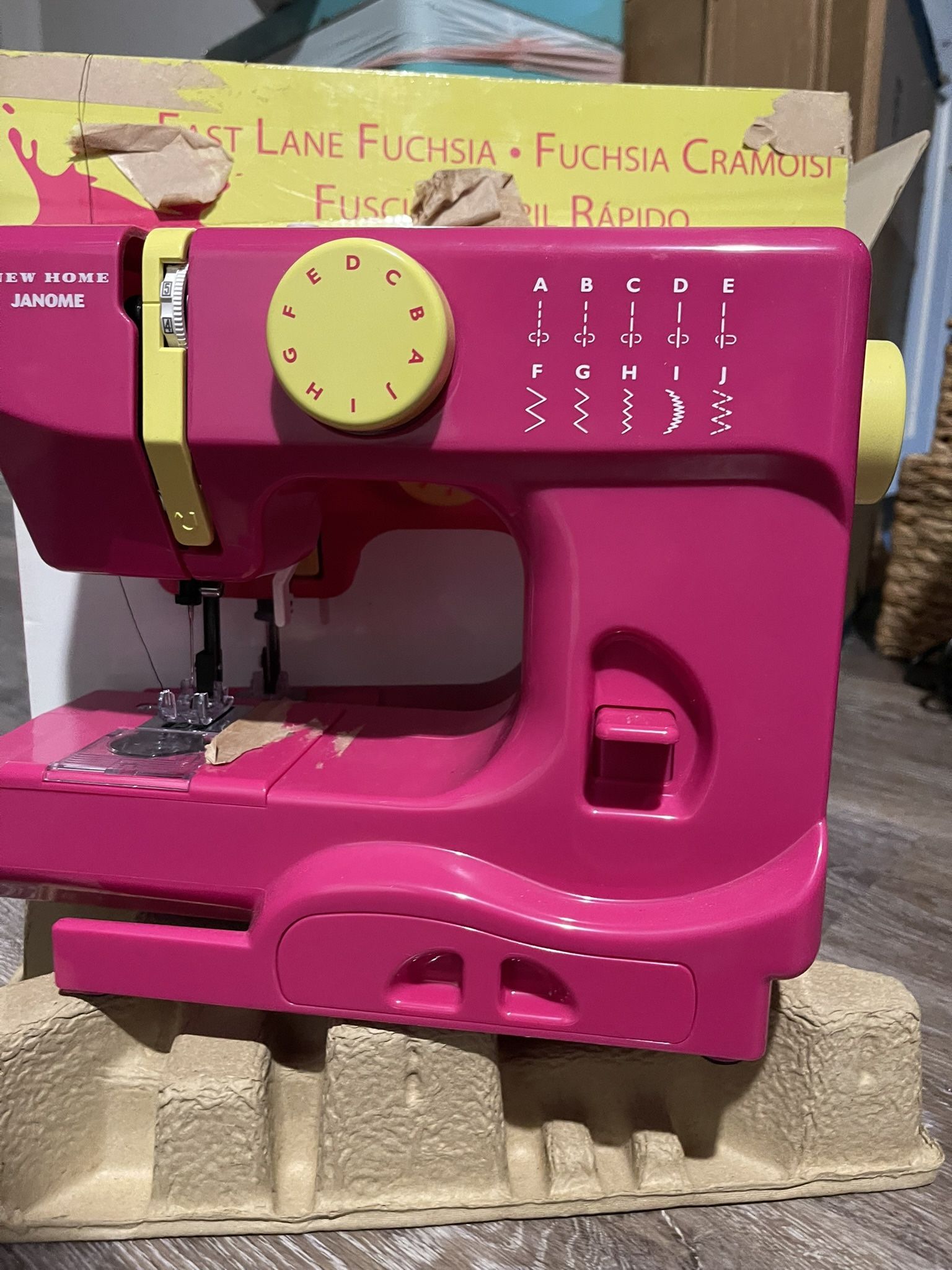 Janome Pink Lightweight Sewing Machine