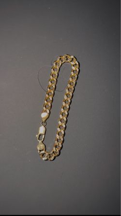 10k gold cuban link bracelet