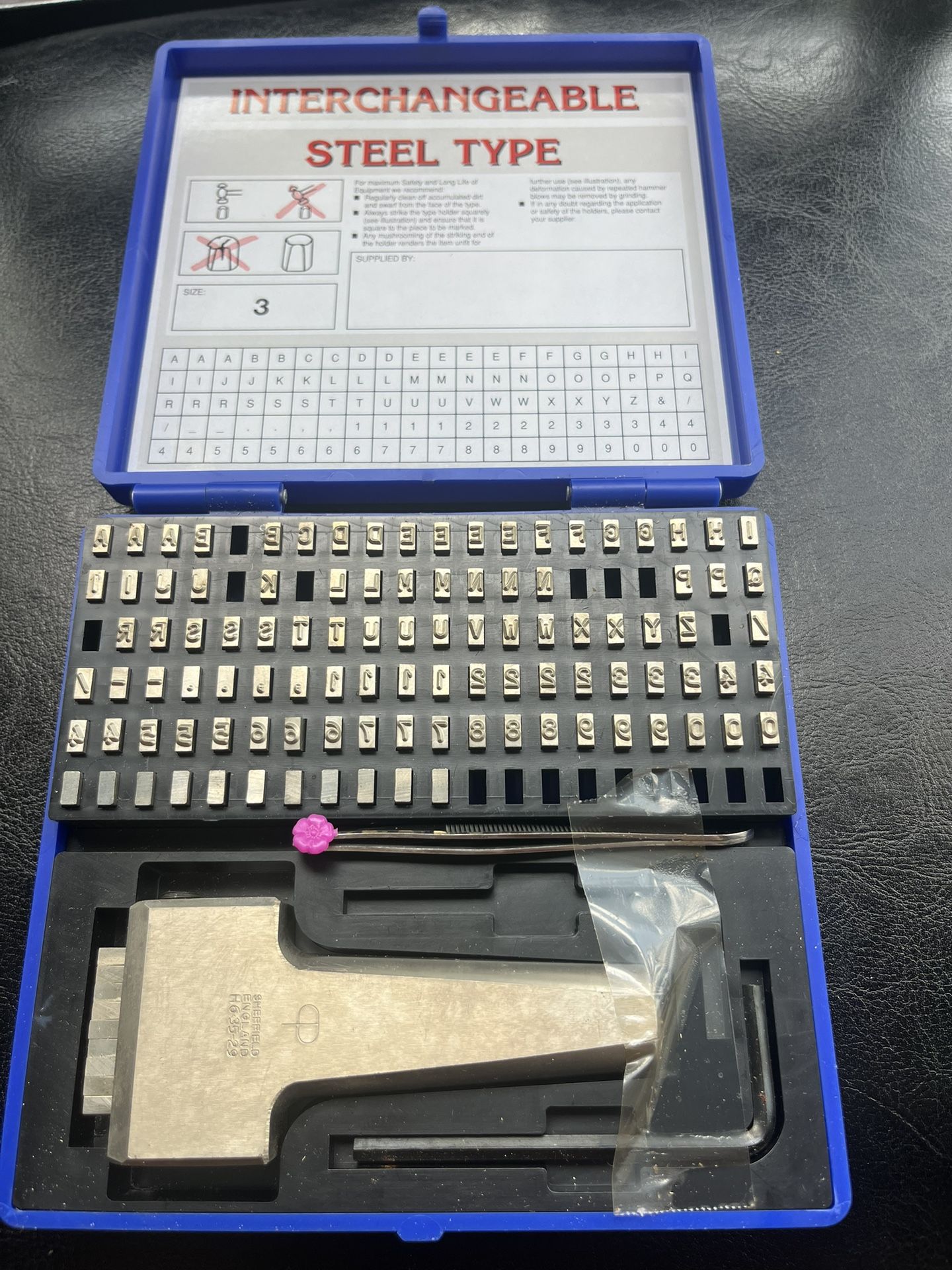 Pryor Interchangeable Steel Type Size 3