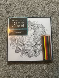 Elephant framed wall art