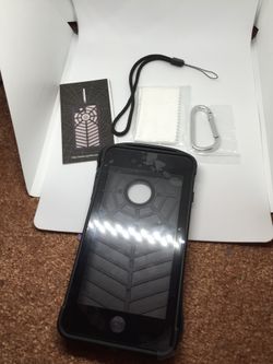 Spidercase Waterproof Shockproof Snowproof Case for iPhone 7 plus (Black)brand new never been used