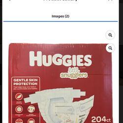Size 1 Huggies Little Snugglers 204ct