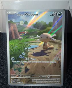 Pokemon Card Paldean Wooper 102/094 Phantasmal Flames