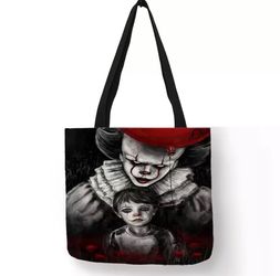 Horror Tote Bag Pennywise It Clown