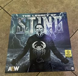 Sting legacy set AEW wwe wrestling figure new sealed