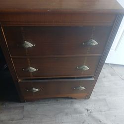 Dresser and vanity with mirror