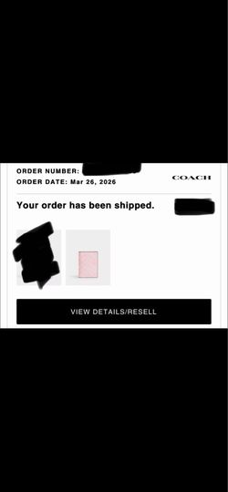 Coach passport holder