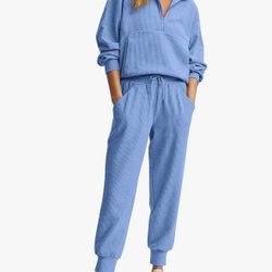 2 Piece Women Lounge Set, Travel  Comfortable Set R42, Large