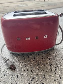 Red Smeg Toaster