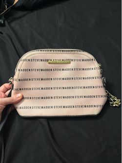 Steve Madden Blush Pink Logo Crossbody Purse